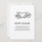 Gothic Vrijgezellenfeest Tattoo Kaart (Achterkant)