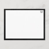 Gothic  Vrijgezellenfeest zwart-witbord  Briefkaart (Achterkant)