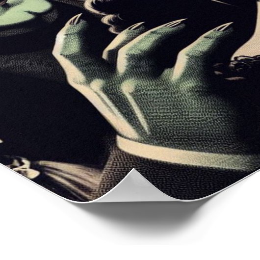  Gothic Vrouw Poster (Hoek)