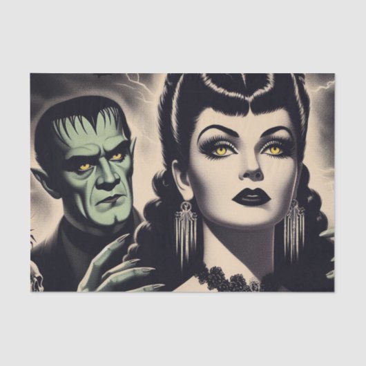  Gothic Vrouw Tissuepapier (Voorkant)