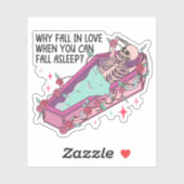 Gothic Waarom Herfst in liefde als je kunt Herfste Sticker (Vel)