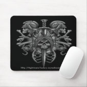 Gothic Warrior Skulls Muismat (Met muis)