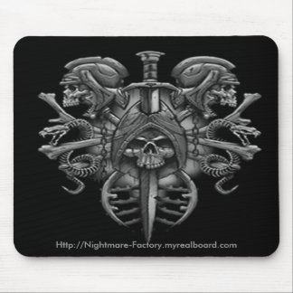 Gothic Warrior Skulls Muismat