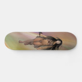 Gothic Warrior women art Skateboards (Horizontaal)