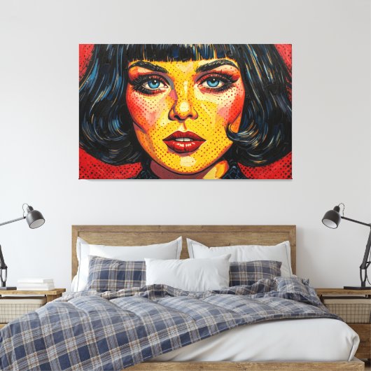 GOTHIC WASTELAND 4 CANVAS AFDRUK (Insitu (Slaapkamer))