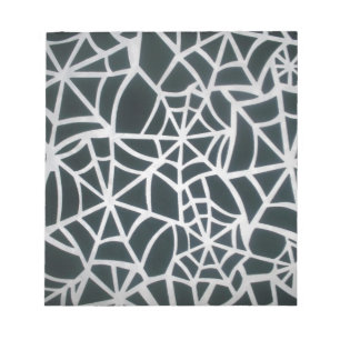 Gothic Web Velocity Bold Zwarte Witte Spinnenweb D Notitieblok