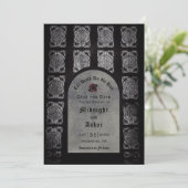 Gothic Wedding Arch Save the Date (Staand voorkant)