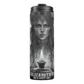 Gothic Wedding Bachelorette Party Gepersonaliseerd Thermosbeker (Voorkant)