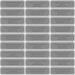 Gothic Wedding Black op Grey Guest Address Sticker<br><div class="desc">Ga de namen en het adres van uw gasten aan creëer douane het posteren etiketten in voor het verzenden van uitnodigingen. Deze stickers van adresetiketten zijn voorzien van klassieke gedrukte letters in zwart tegen een grijze achtergrond. Elk blad heeft 27 mailinglabels erop.</div>