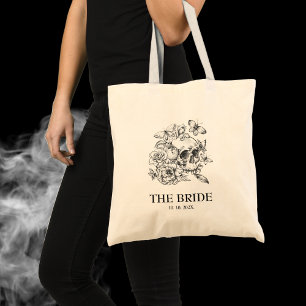 Gothic Wedding Bride Canvas tas