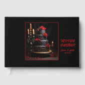Gothic Wedding Cake Guestbook Gastenboek (Voorkant)