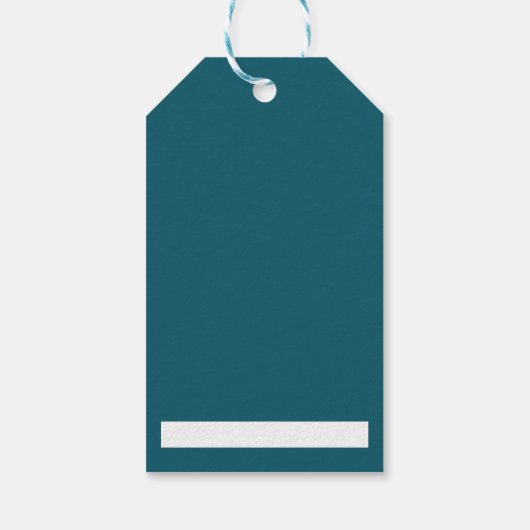 Gothic Wedding Day of the Dead Sugar Skull Cadeaulabel (Achterkant)