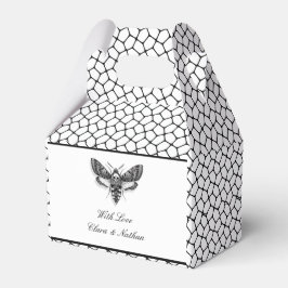 Gothic Wedding Favoriet Box – Moth & Lace Zwart & Bedankdoosjes