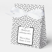 Gothic Wedding Favoriet Box – Moth & Lace Zwart & Bedankdoosjes (Voorkant Zijde)