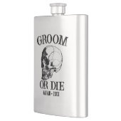Gothic Wedding Groom of Die Custom Bachelor Party Flacon (Links)