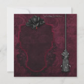 Gothic Wedding Invitation Kaart (Voorkant)