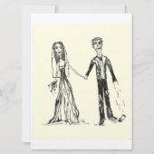 Gothic Wedding Invitations Kaart (Voorkant)