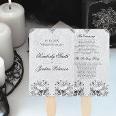 Gothic Wedding Program Handwaaier