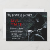 Gothic Wedding Save The Date (Voorkant)