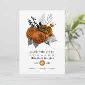 Gothic Wedding Save The Date (Staand voorkant)