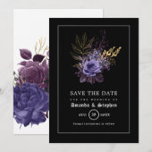 Gothic Wedding Save the Date (Voorkant / Achterkant)