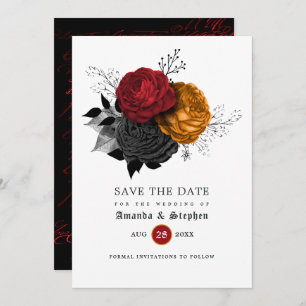  Gothic Wedding Save the Date