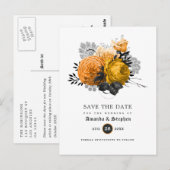  Gothic Wedding Save the Date Briefkaart (Voorkant / Achterkant)