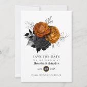 Gothic Wedding Save the Date Photo (Voorkant)