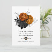 Gothic Wedding Save the Date Photo (Staand voorkant)