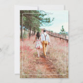 Gothic Wedding Save the Date Photo (Achterkant)