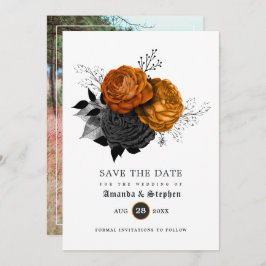  Gothic Wedding Save the Date Photo