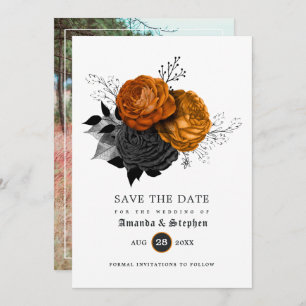 Gothic Wedding Save the Date Photo