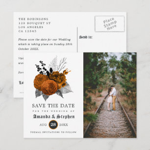  Gothic Wedding Save the Date Photo Briefkaart