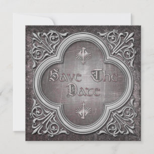 Gothic Wedding Save the Date Uitnodiging