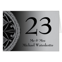 Gothic Wedding Table Seating Card