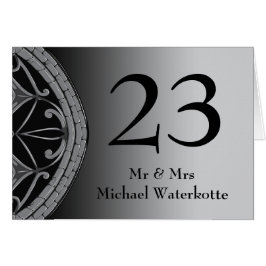 Gothic Wedding Table Seating Card