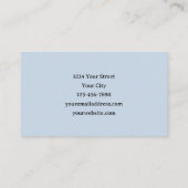 Gothic White Pink Skeleton On Beach Visitekaartje (Achterkant)