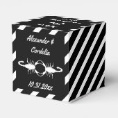 Gothic White Wedding Scorpions Custom Bedankdoosjes (Achterkant)