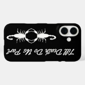 Gothic White Wedding Scorpions Custom Case-Mate iPhone Case (Achterkant (horizontaal))