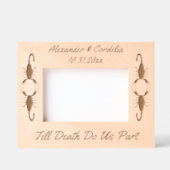 Gothic White Wedding Scorpions Custom Gegraveerde Lijstjes (Voorkant)