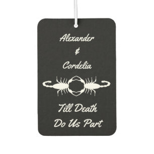 Gothic White Wedding Scorpions Custom Luchtverfrisser