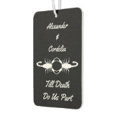 Gothic White Wedding Scorpions Custom Luchtverfrisser (Links)