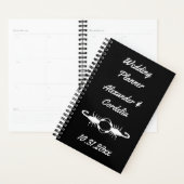 Gothic White Wedding Scorpions Custom Planner (Display)