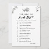 Gothic Wie Weet De Bruid Beste Bruids Spel Kaart (Voorkant)