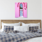 Gothic Window and Snow - Martha's Vineyard Canvas Afdruk (Insitu (Slaapkamer))