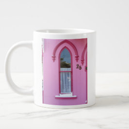 Gothic Window and Snow - Martha's Vineyard Grote Koffiekop