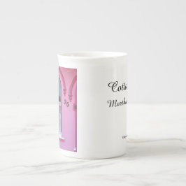 Gothic Window and Snow - Martha's Vineyard Porselein Kop