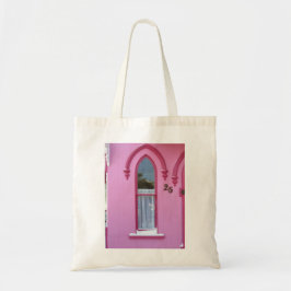Gothic Window and Snow - Martha's Vineyard Tote Bag