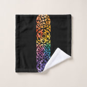 Gothic Window Rainbow Pride Bad Handdoek (Wasdoekje)