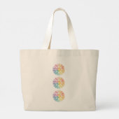Gothic Window Rainbow Pride Grote Tote Bag (Achterkant)